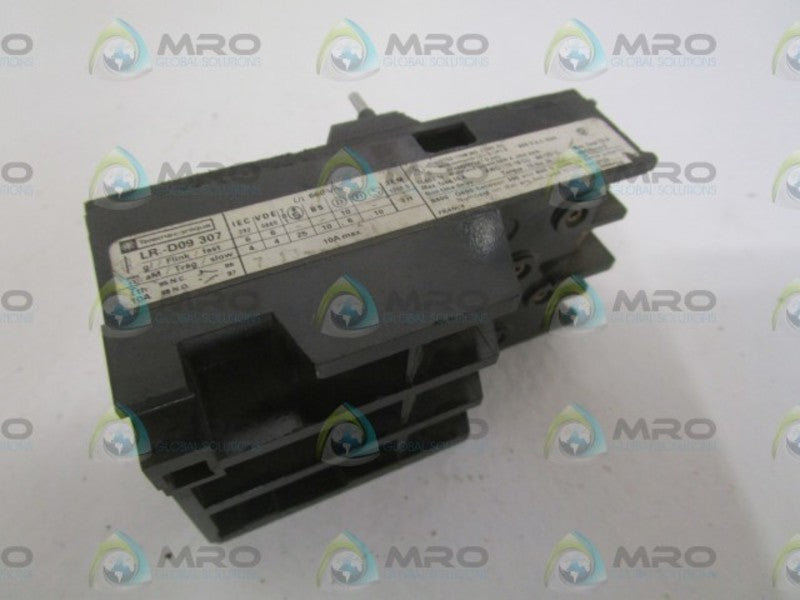 TELEMECANIQUE LR1-D09307 OVERLOAD RELAY 2,5-1,6A *USED*