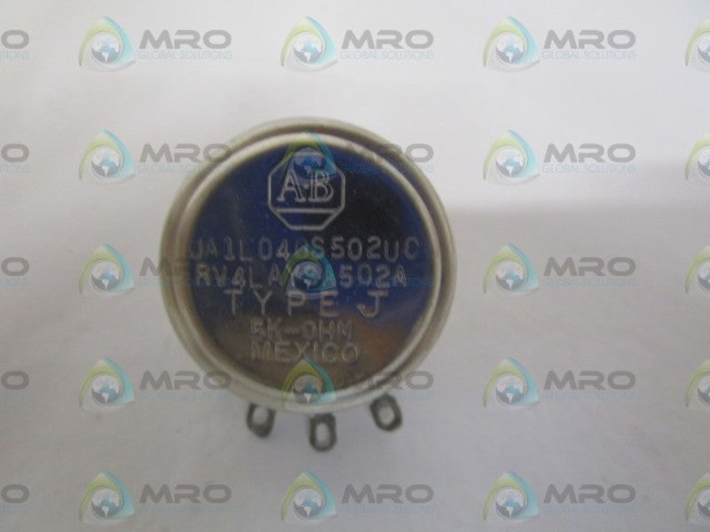INDUSTRIAL SPARE PART JA1L040S502UC POTENTIOMETER (MISSING ACCESSORIES)  NSMP