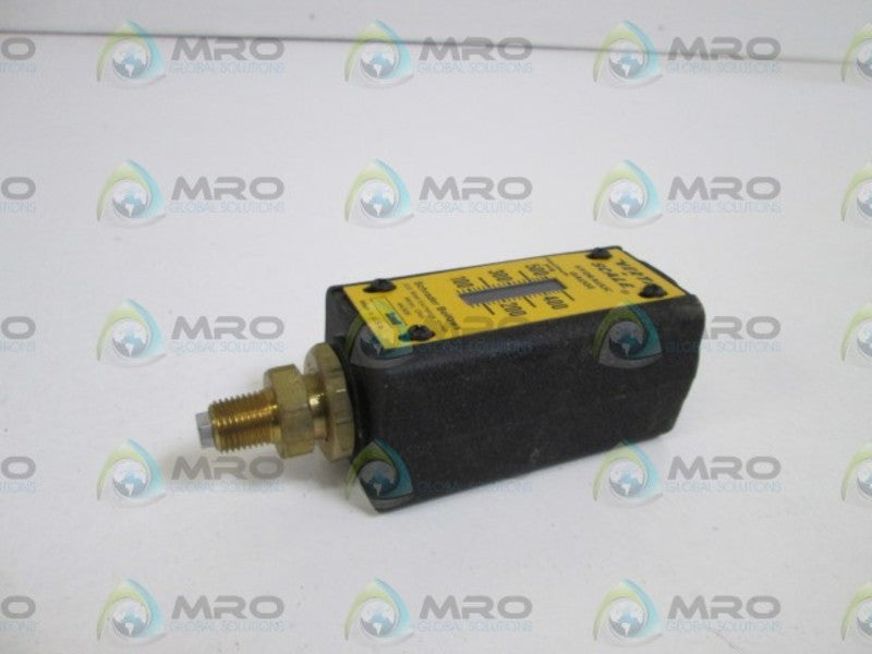 SCHRADER BELLOWS HYDRUALIC GAUGE 0-500 PSIG  NSNP