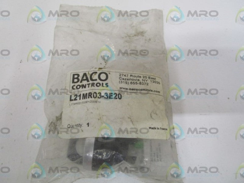 BACO CONTROLS L21MR03-3E20 PUSHBUTTON  NSMP