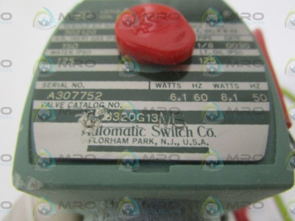 ASCO 8320G13MS SOLENOID VALVE  UNMP