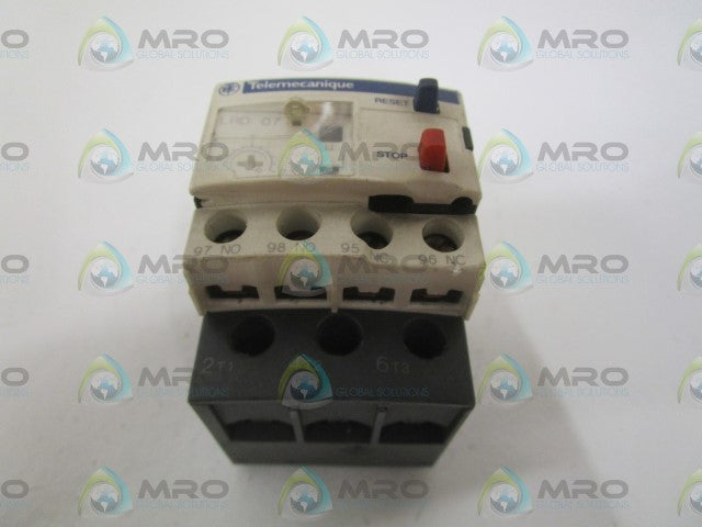 TELEMECANIQUE LRD07 OVERLOAD RELAY 1.6-2.5A *USED*