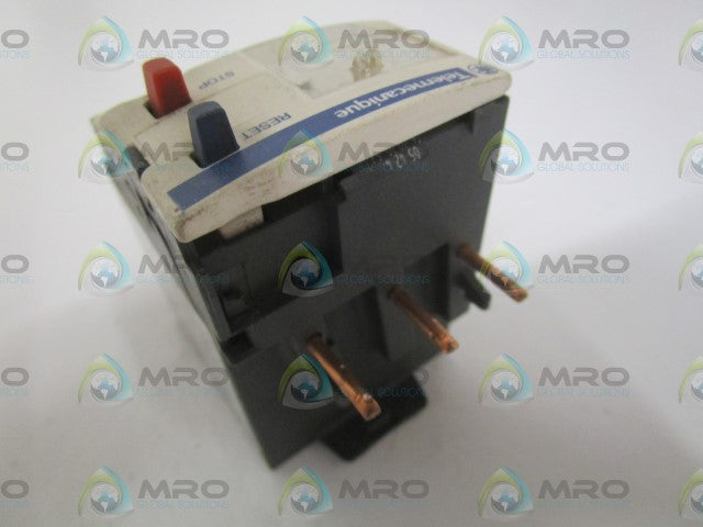 TELEMECANIQUE LRD07 OVERLOAD RELAY 1.6-2.5A *USED*