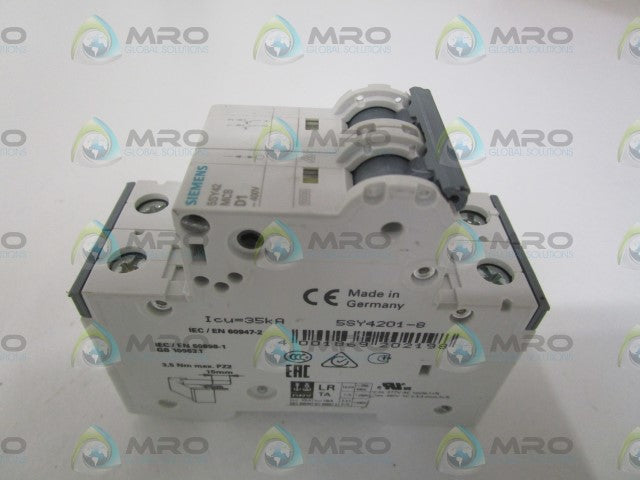 SIEMENS 5SY4201-8 CIRCUIT BREAKER 400V *NEW NO BOX*