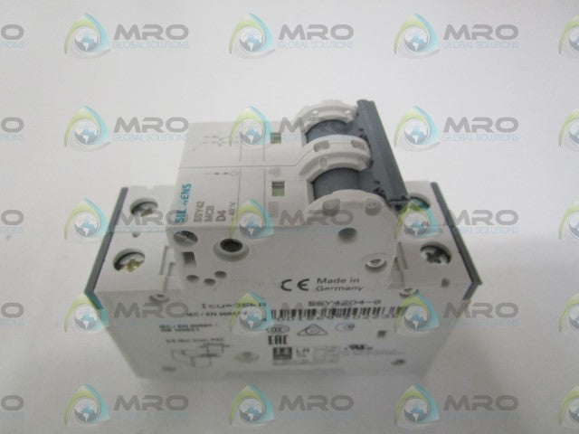 SIEMENS 5SY4204-8 CIRCUIT BREAKER 400V *NEW NO BOX*