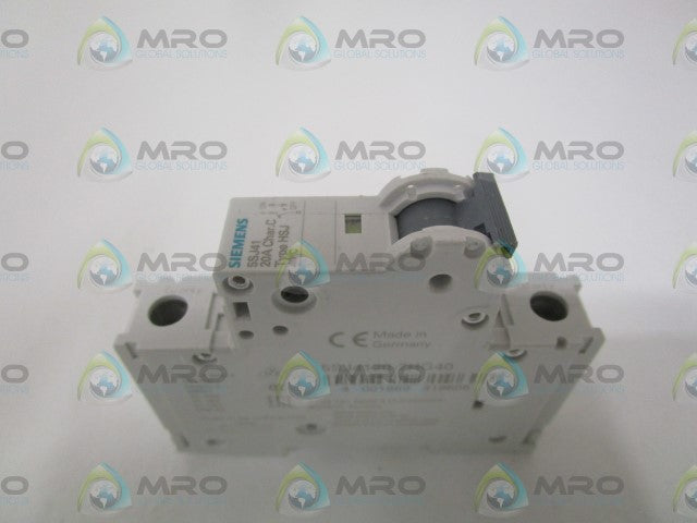 SIEMENS 5SJ4120-7HG40 CIRCUIT BREAKER 20A *NEW NO BOX*