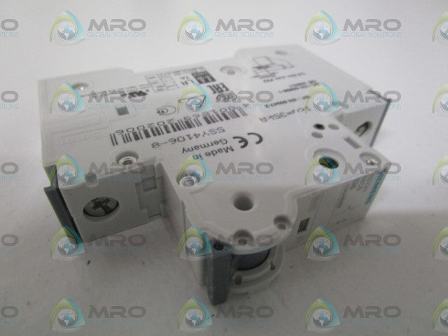 SIEMENS 5SY4106-8 CIRCUIT BREAKER 230/400V *NEW NO BOX*