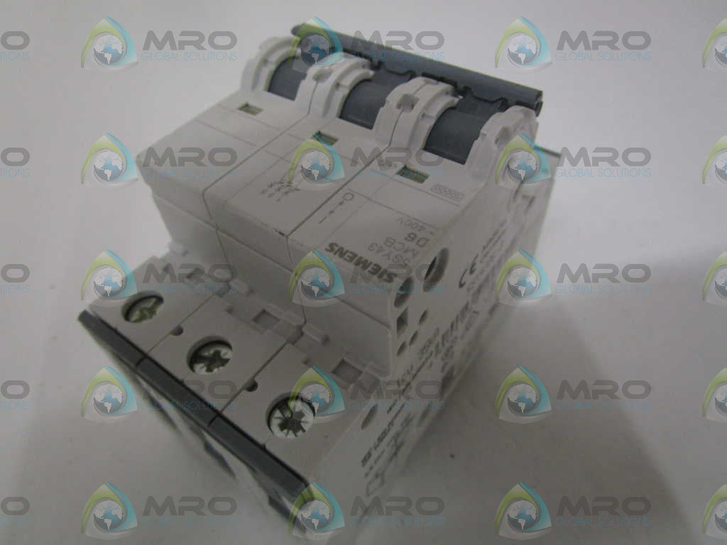 SIEMENS 5SY4306-8 CIRCUIT BREAKER 400V (CHIPPED/CRACKED) *NEW NO BOX*