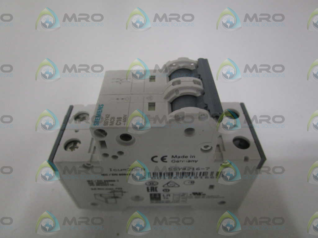 SIEMENS 5SY4216-7 CIRCUIT BREAKER 400V (CRACKED) *NEW NO BOX*