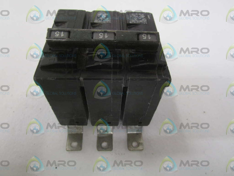 SIEMENS B315HH CIRCUIT BREAKER 15A *USED*