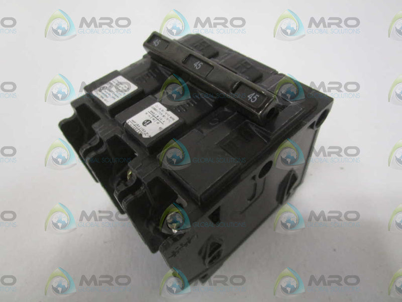 SIEMENS B345 CIRCUIT BREAKER 45A (CHIPPED) *NEW NO BOX*
