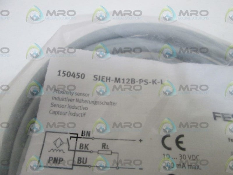 FESTO PROXIMITY SENSOR SIEH-M12B-PS-K-L * NEW IN BAG *