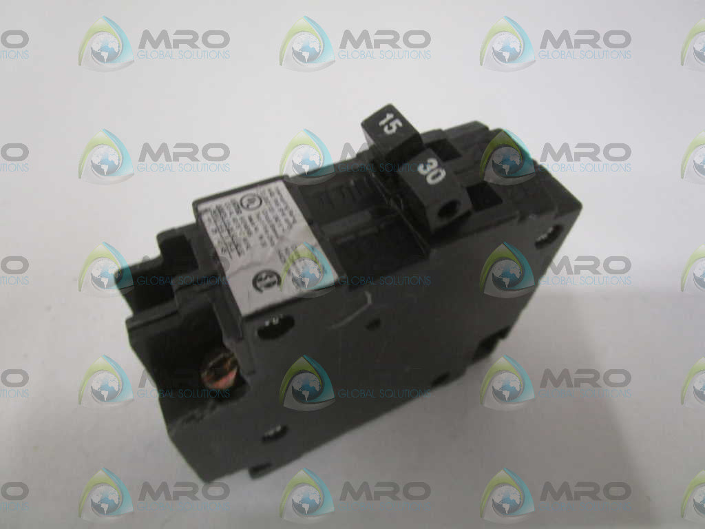 SIEMENS Q3015 CIRCUIT BREAKER 30-15A (CHIPPED) *NEW NO BOX*
