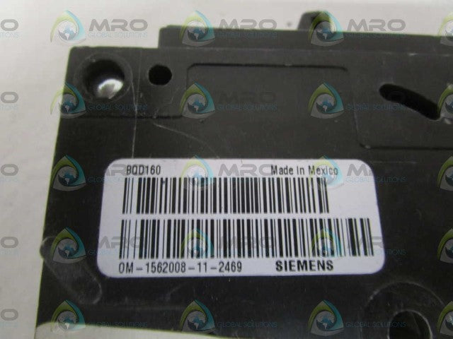 SIEMENS BQD160 CIRCUIT BREAKER 60A *NEW NO BOX*