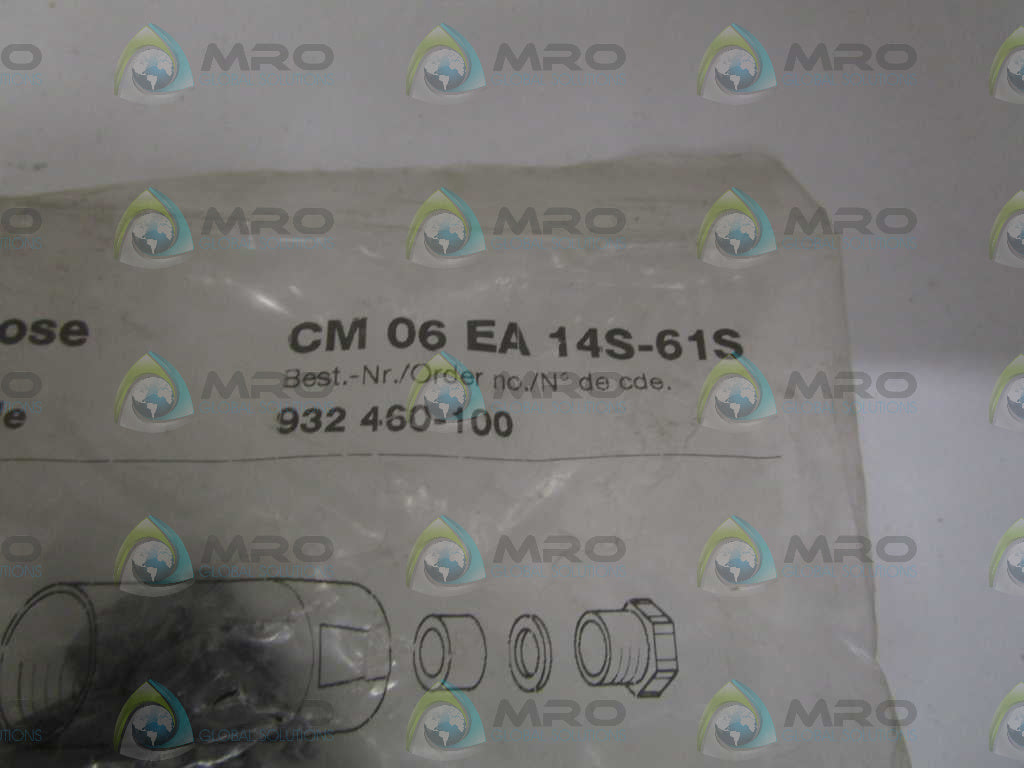 HIRSCHMANN CM06EA14S-61S CABLE SOCKET *NEW IN FACTORY BAG*