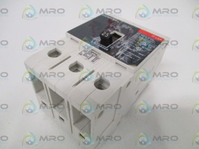 SIEMENS LGB3B025 CIRCUIT BREAKER 25A *USED*
