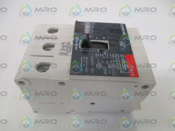 SIEMENS LGB3B080 CIRCUIT BREAKER 80A (CRACKED) *USED*