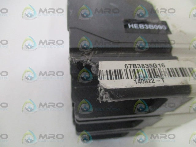 SIEMENS HEB3B090 CIRCUIT BREAKER 90A (CHIPPED) *USED*
