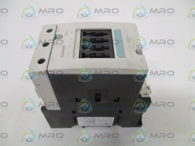 SIEMENS 3RT1044-1AC20 CONTACTOR 24V *USED*