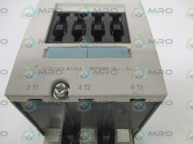 SIEMENS 3RT1044-1AC20 CONTACTOR 24V *USED*