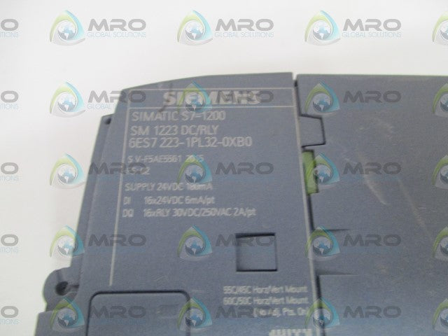 SIEMENS SIMATIC 6ES7223-1PL32-0XB0 DIGITAL I/O MODULE *USED*