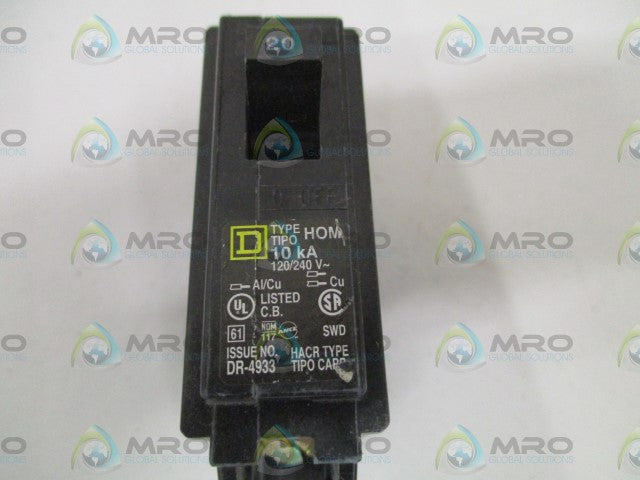 SQUARE D HOM120 CIRCUIT BREAKER 20A *NEW NO BOX*