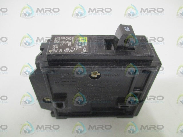 SQUARE D HOM120 CIRCUIT BREAKER 20A *NEW NO BOX*