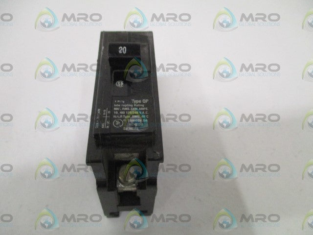 SIEMENS QP120 CIRCUIT BREAKER 20A *USED*