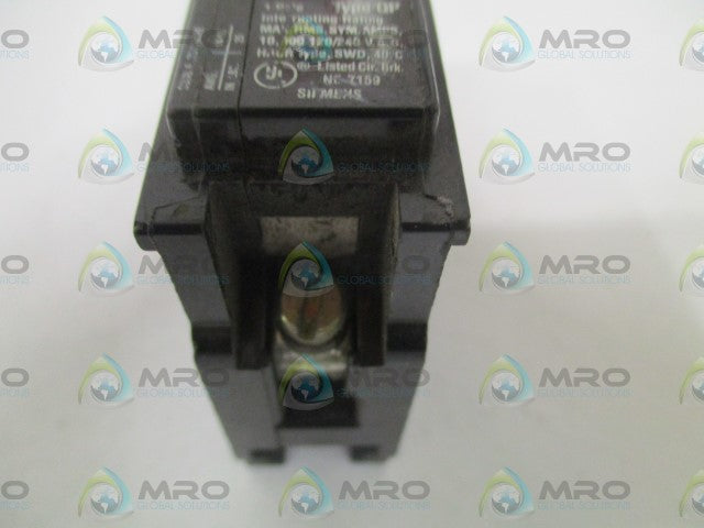 SIEMENS QP120 CIRCUIT BREAKER 20A *USED*