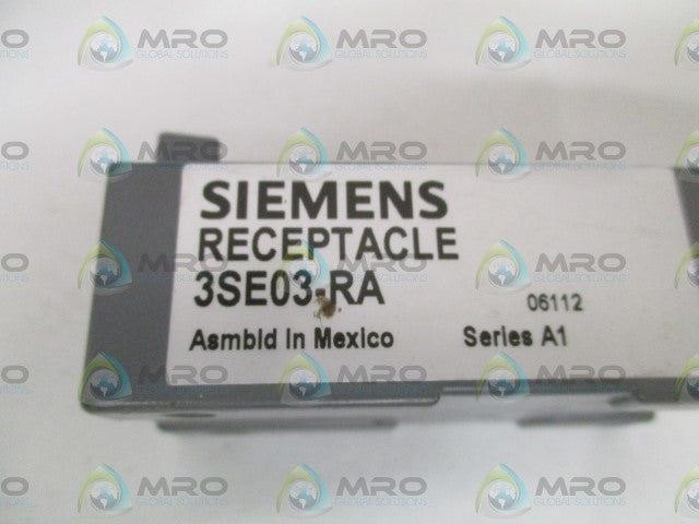 SIEMENS 3SE03-RA LIMIT SWITCH RECEPTACLE *USED*