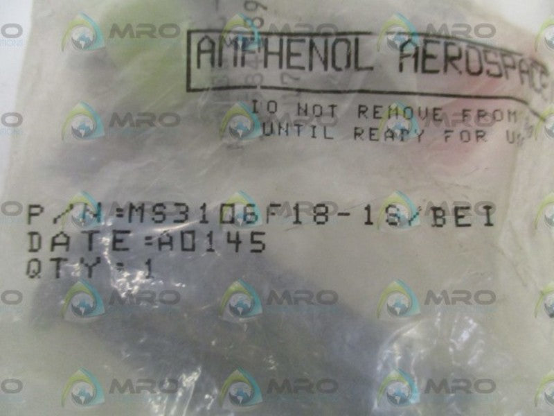 AMPHENOL MS3106F18-1S / BEI CONNECTOR KIT * NEW IN FACTORY BAG *