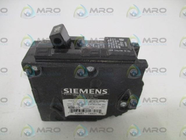 SIEMENS Q130 CIRCUIT BREAKER 30A (CRACKED/CHIPPED) *NEW NO BOX*