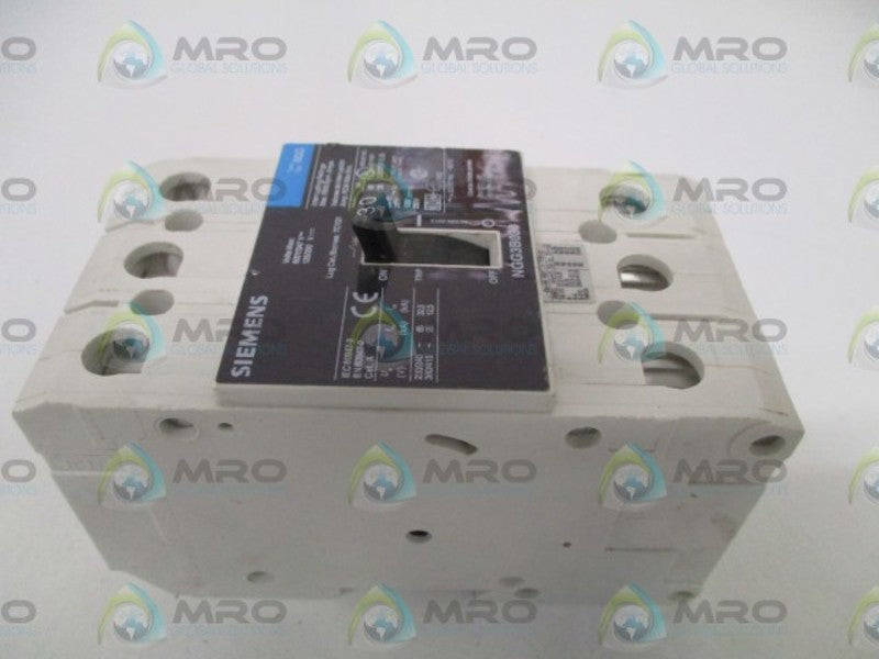 SIEMENS NGG3B030L CIRCUIT BREAKER 30A *USED*