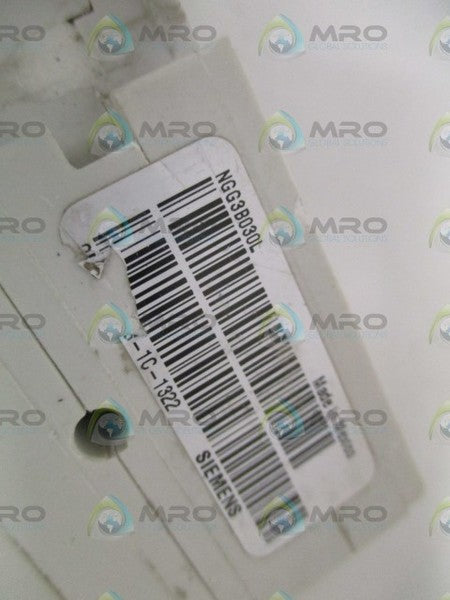 SIEMENS NGG3B030L CIRCUIT BREAKER 30A *USED*