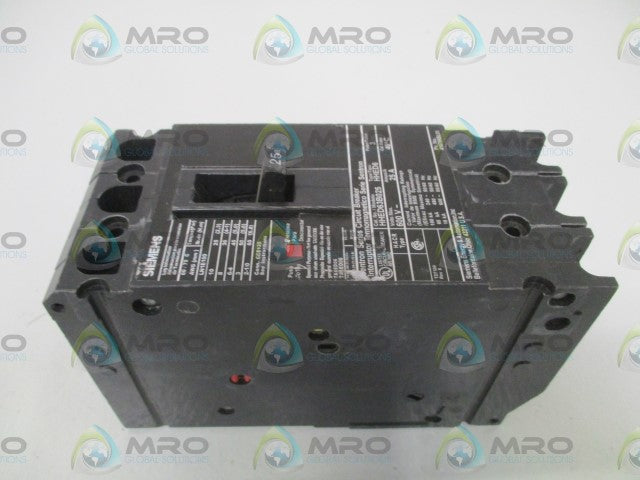 SIEMENS HHED63B025 CIRCUIT BREAKER 25A *NEW NO BOX*
