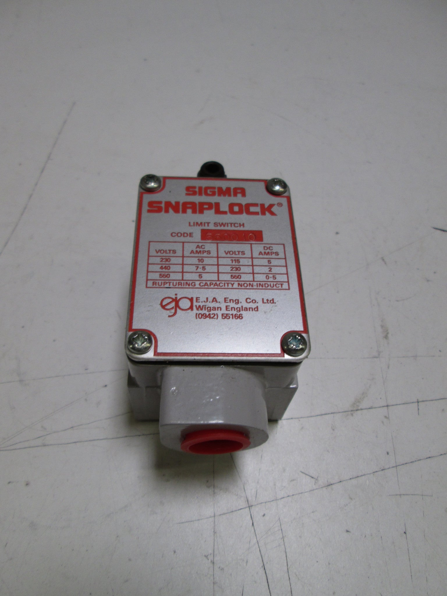 SIGMA SNAPLOCK  LIMIT SWITCH 560010 *NEW NO BOX*