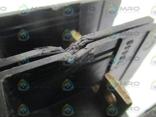 SIEMENS HED43B080 CIRCUIT BREAKER 80A (CHIPPED/CRACKED) *USED*