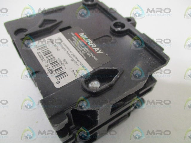 MURRAY MP240 CIRCUIT BREAKER 40A (AS PICTURED) *USED*