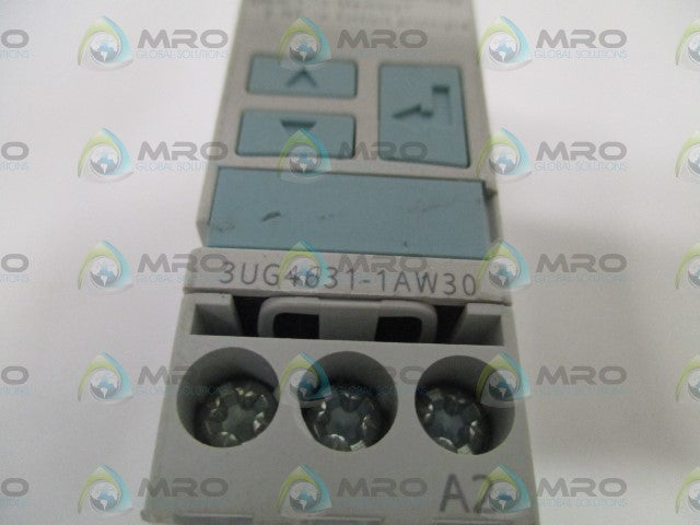 SIEMENS 3UG4631-1AW30 DIGITAL MONITORING RELAY (AS PICTURED) *NEW NO BOX*
