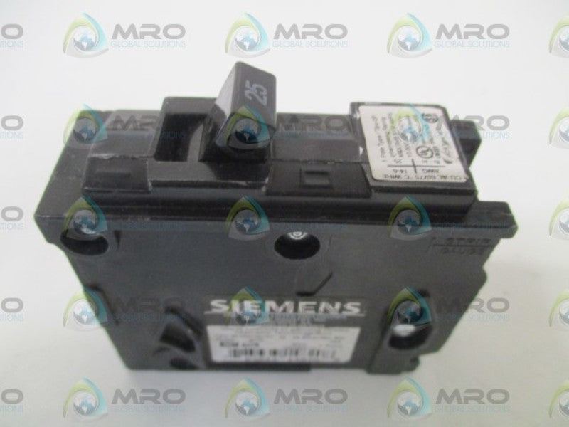 SIEMENS Q125 CIRCUIT BREAKER 25A (CHIPPED) *NEW NO BOX*
