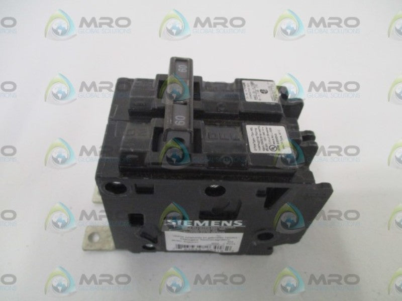 SIEMENS B260HH CIRCUIT BREAKER 60A *NEW NO BOX*