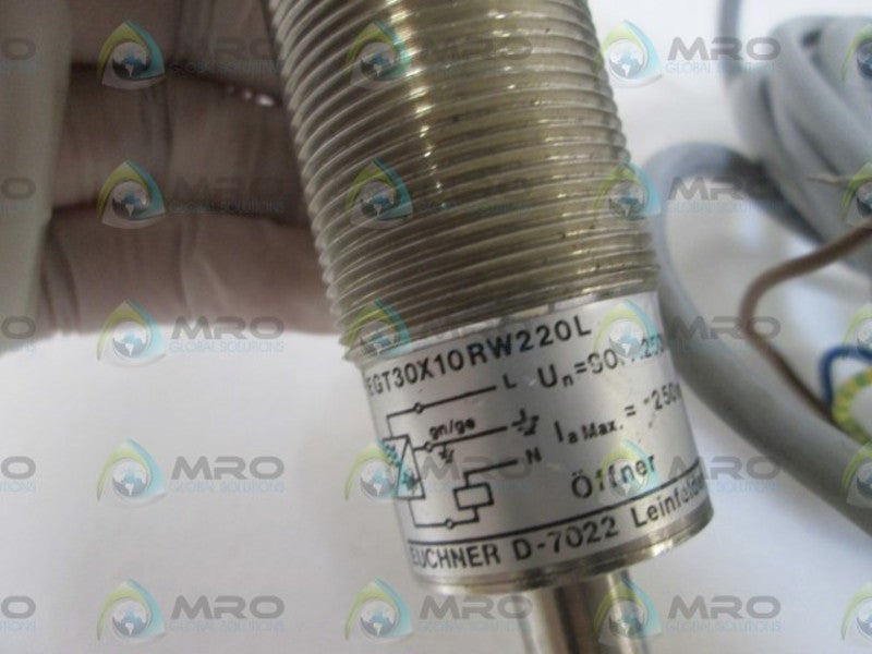 EUCHNER PROXIMITY SENSOR EGT30X10RW220L  UNMP