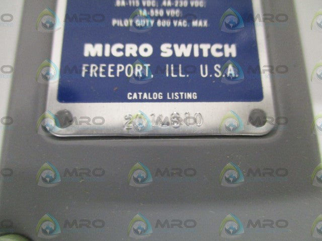 MICROSWITCH 201LS10 LIMIT SWITCH (GREY) *NEW IN BOX*