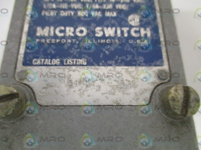 MICROSWITCH 51ML1 LIMIT SWITCH (GREY) *USED*