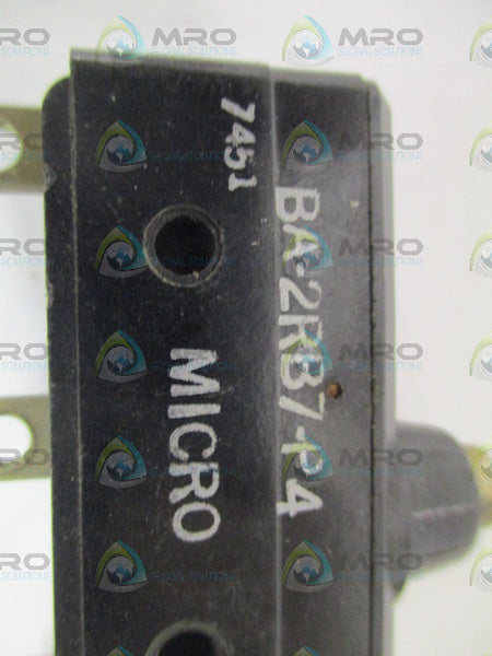 MICRO SWITCH BA-2RB7-P4 BASIC SWITCH *USED*
