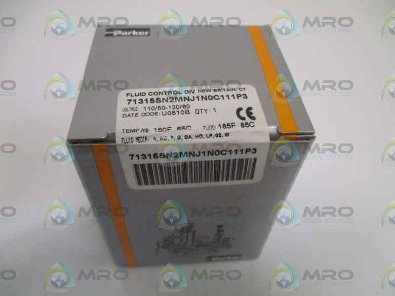 PARKER 71315SN2MNJ1N0C111P3 SOLENOID VALVE *FACTORY SEALED*