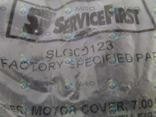 SERVICE FIRST SLG00123 SLINGER MOTOR COVER *NEW IN FACTORY BAG*