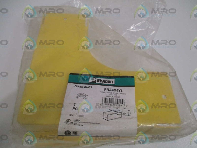 PANDUIT FRA4X4YL FITTING AND COVER *NEW IN FACTORY BAG*