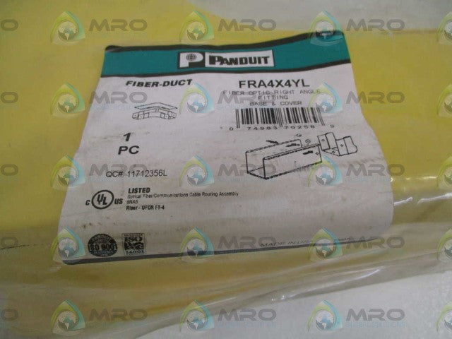 PANDUIT FRA4X4YL FITTING AND COVER *NEW IN FACTORY BAG*