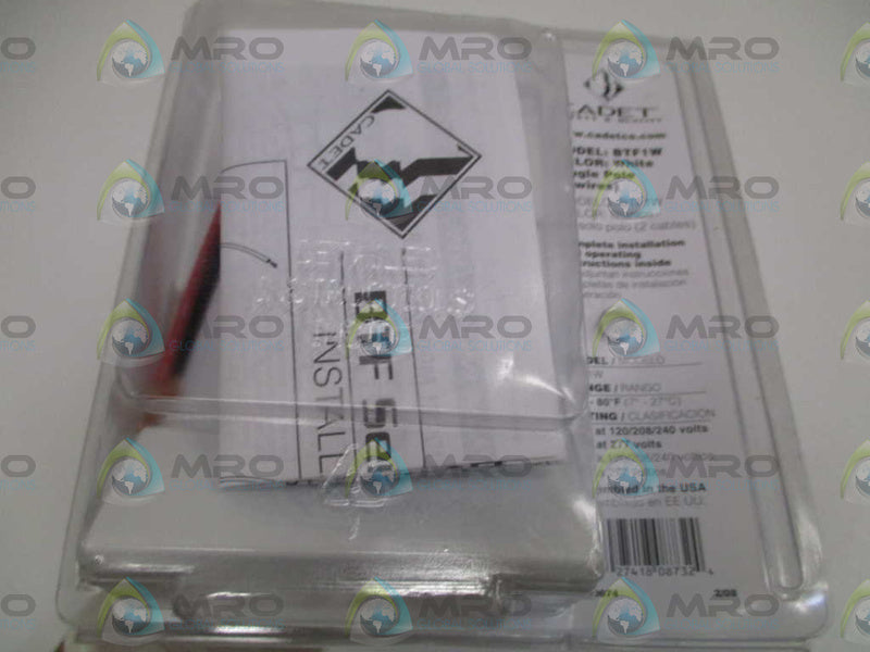 CADET BTF1W MECHANICAL BASEBOARD THERMOSTAT * NEW IN ORIGINAL PACKAGE *